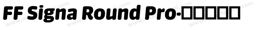 FF Signa Round Pro字体转换
